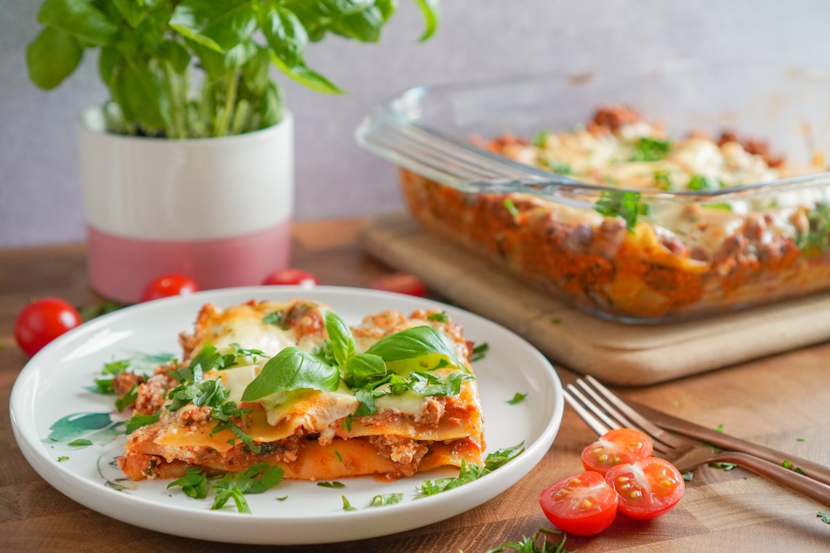 Lasagnes maison gratinées